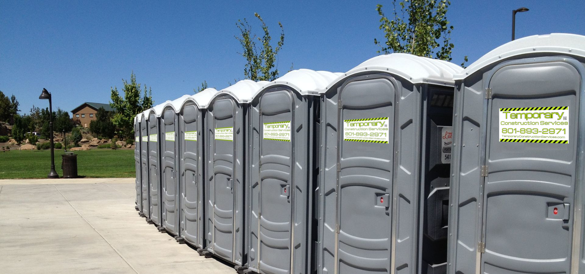 portable restrooms rentals porta potties construction sites Utah