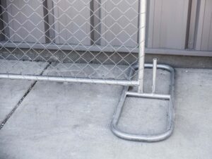 temporary fencing panel stands