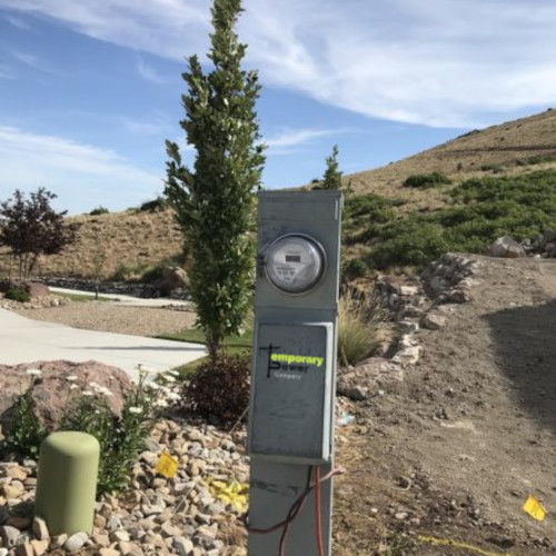 temporary power pedestal st george utah